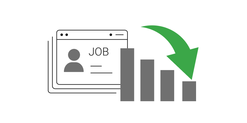 JOLTS求人件数の減少