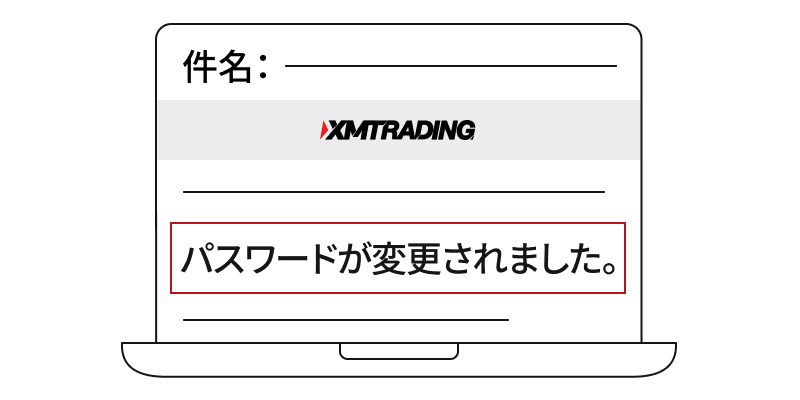 パスワード変更完了