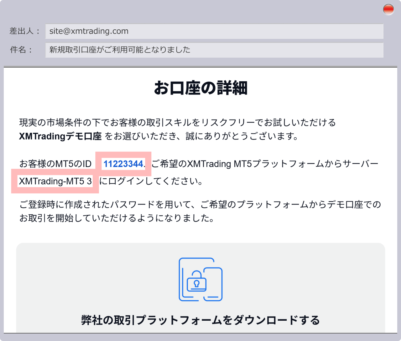 メール送付